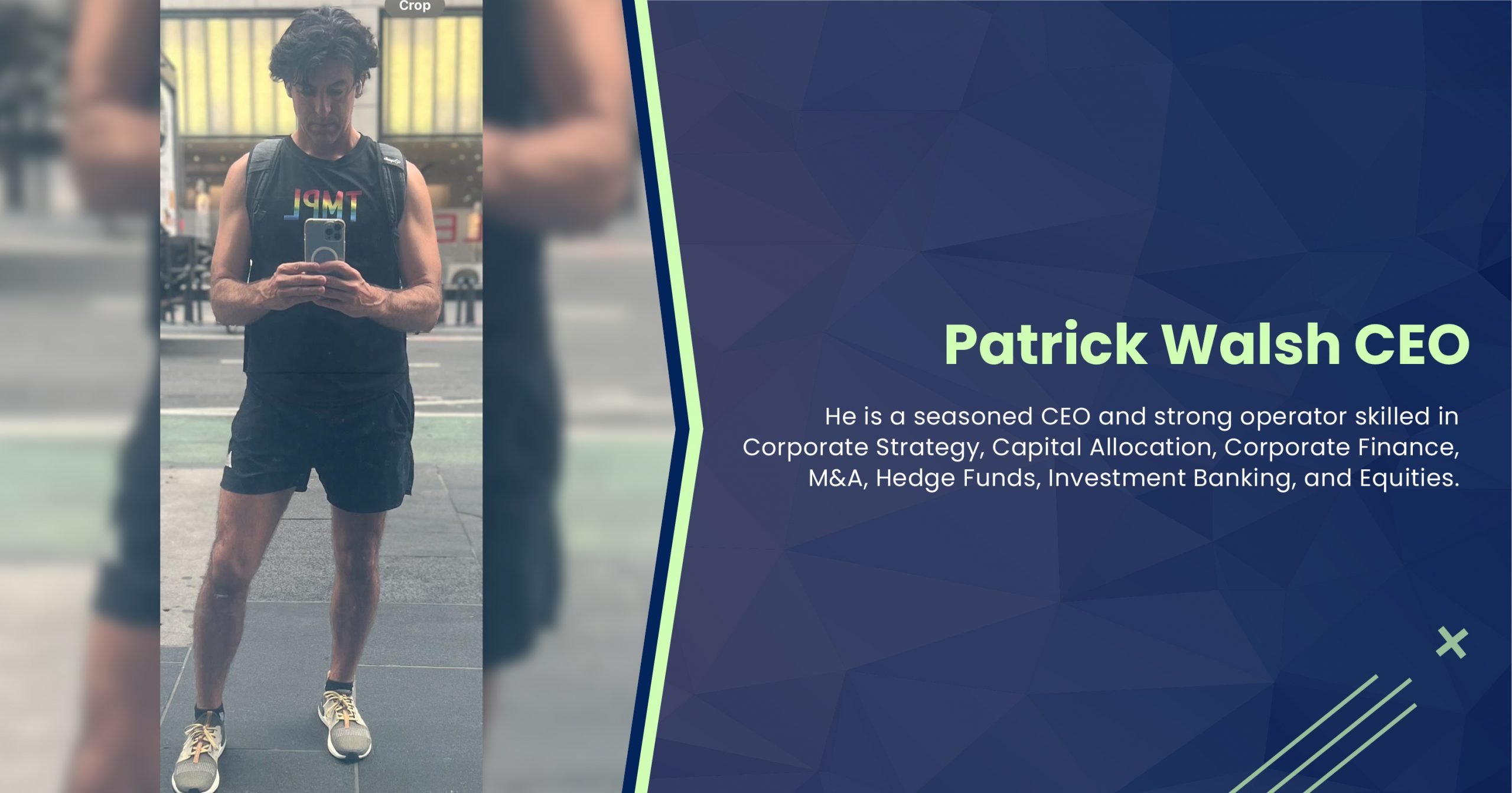 Patrick Walsh CEO | Fitness Industry